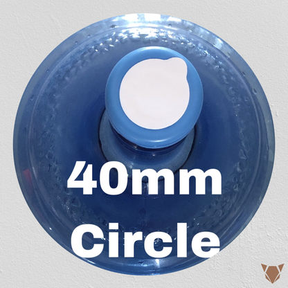 6,000 pcs. Hygienic Sticker for Non-Spill Cap 5 Gal. Container